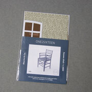Miniature model chair kit: 001 Sussex armchair c.1860, Morris & Co.